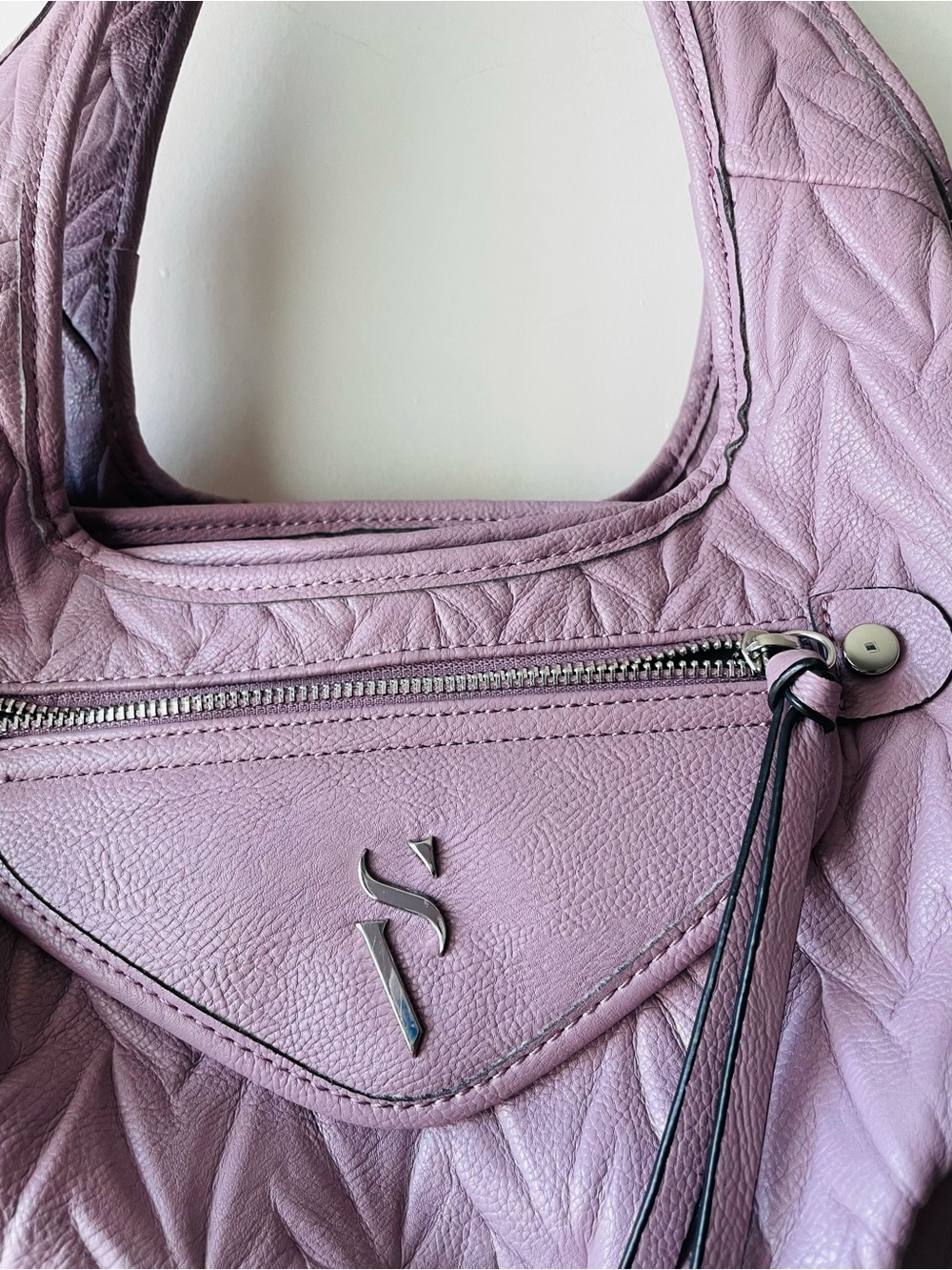 Simply Vera Vera Wang Lavender Quilted Shoulder Bag - Picture 3 of 9